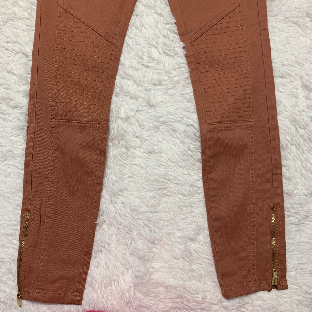 NWT Deluxe Mid Rise Light Rust Jeans - Picture 3 of 4